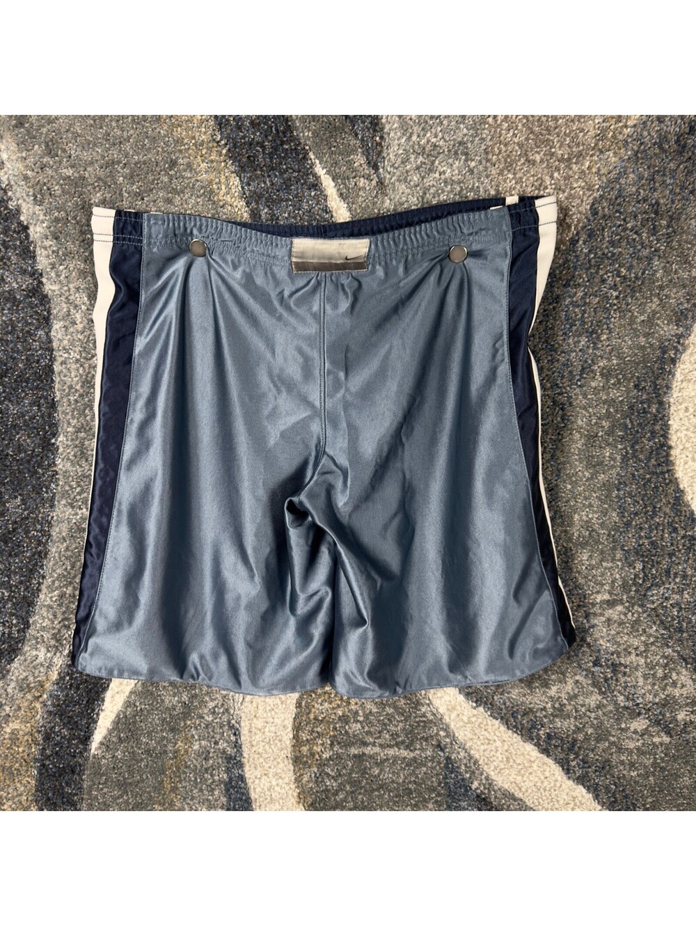 Vintage Nike Hoops Reversible Basketball Shorts Mens XL Navy - Picture 6 of 6
